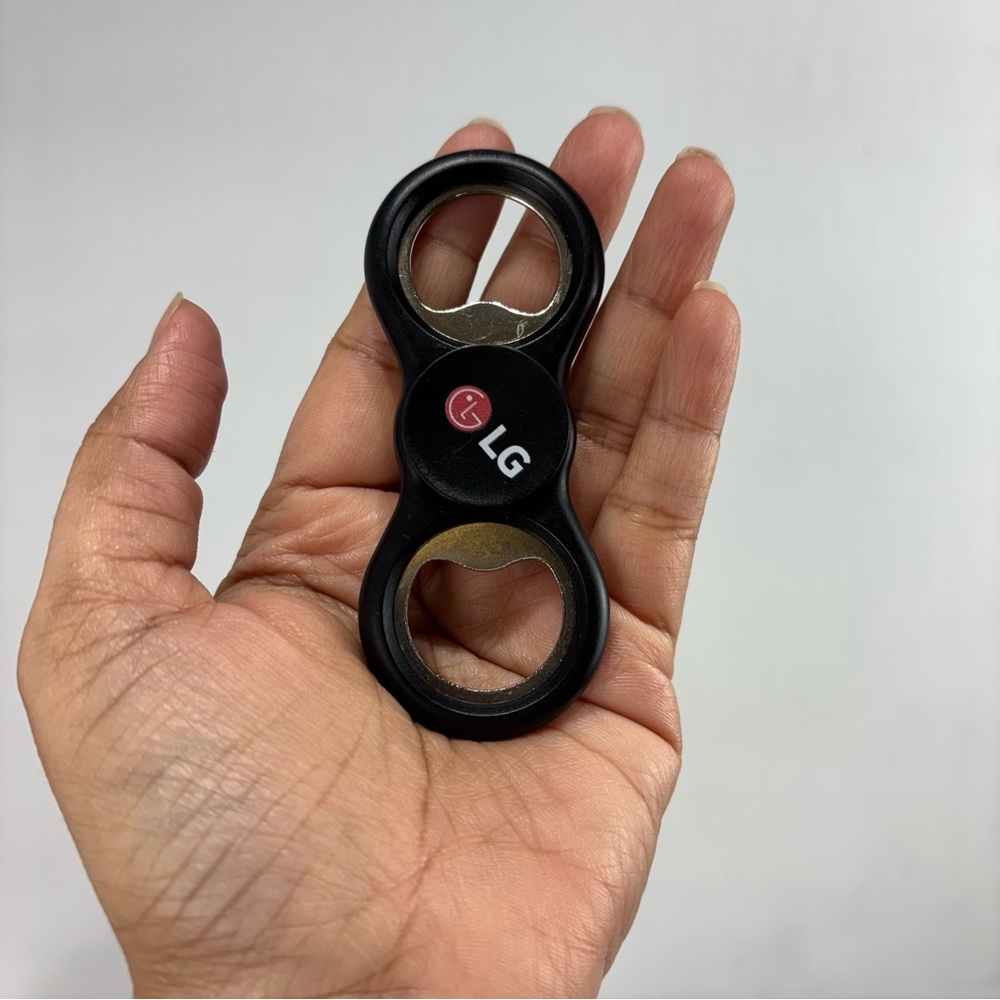 LG Black Spinner Bottle Opener - Picture 4 of 8